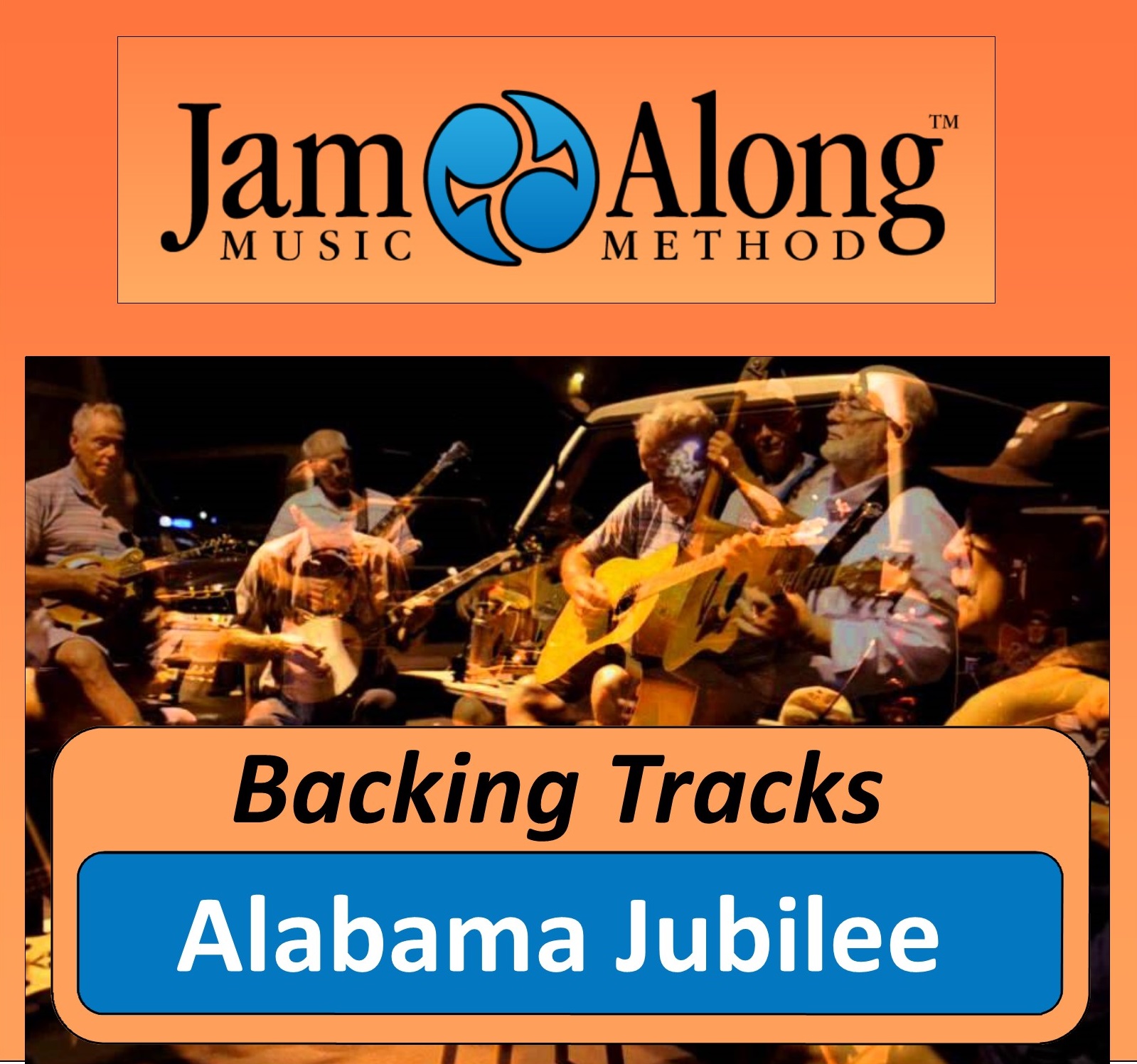 backing tracks - alabama jubilee - chords