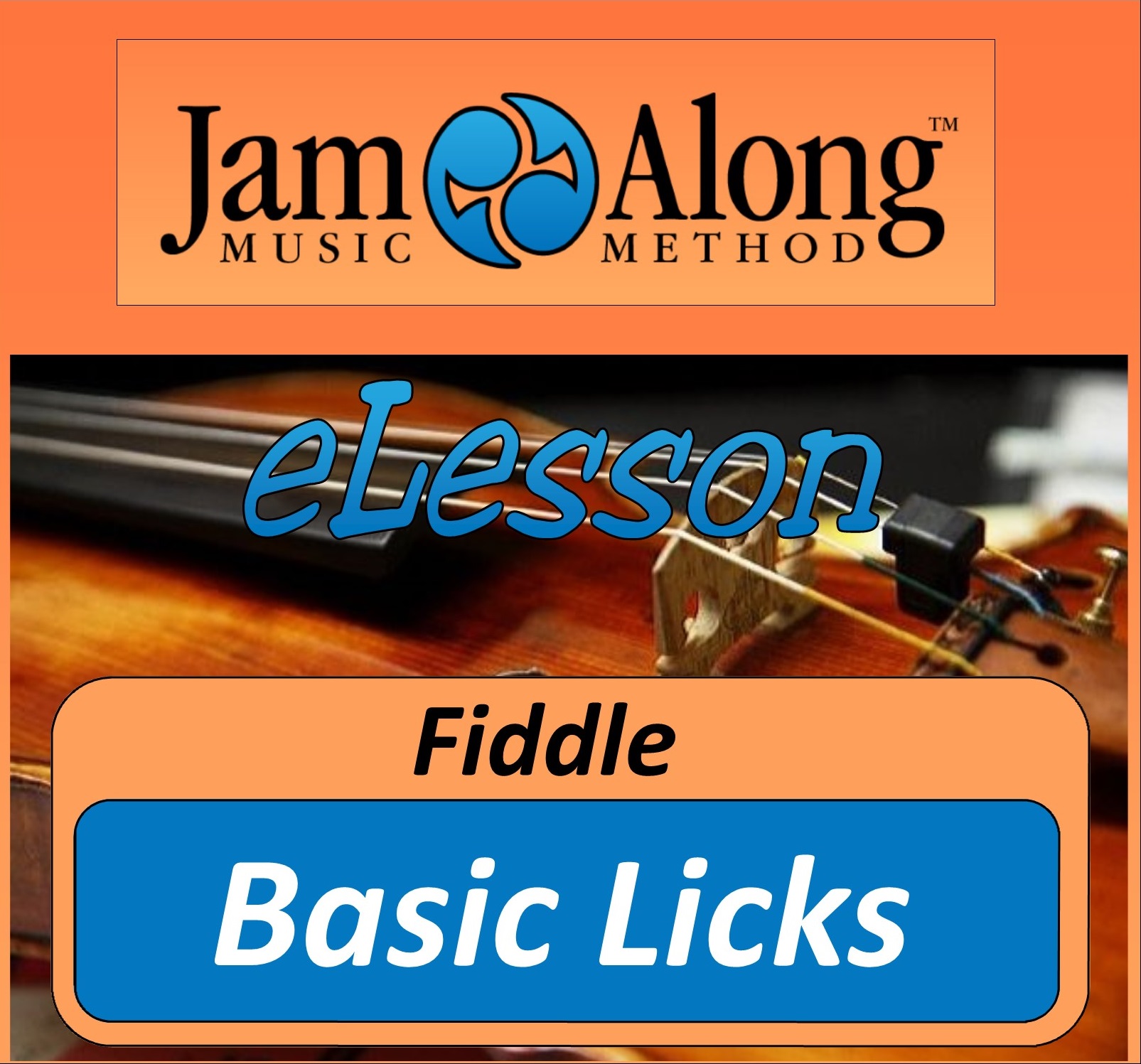fiddle lesson - basic licks - product image