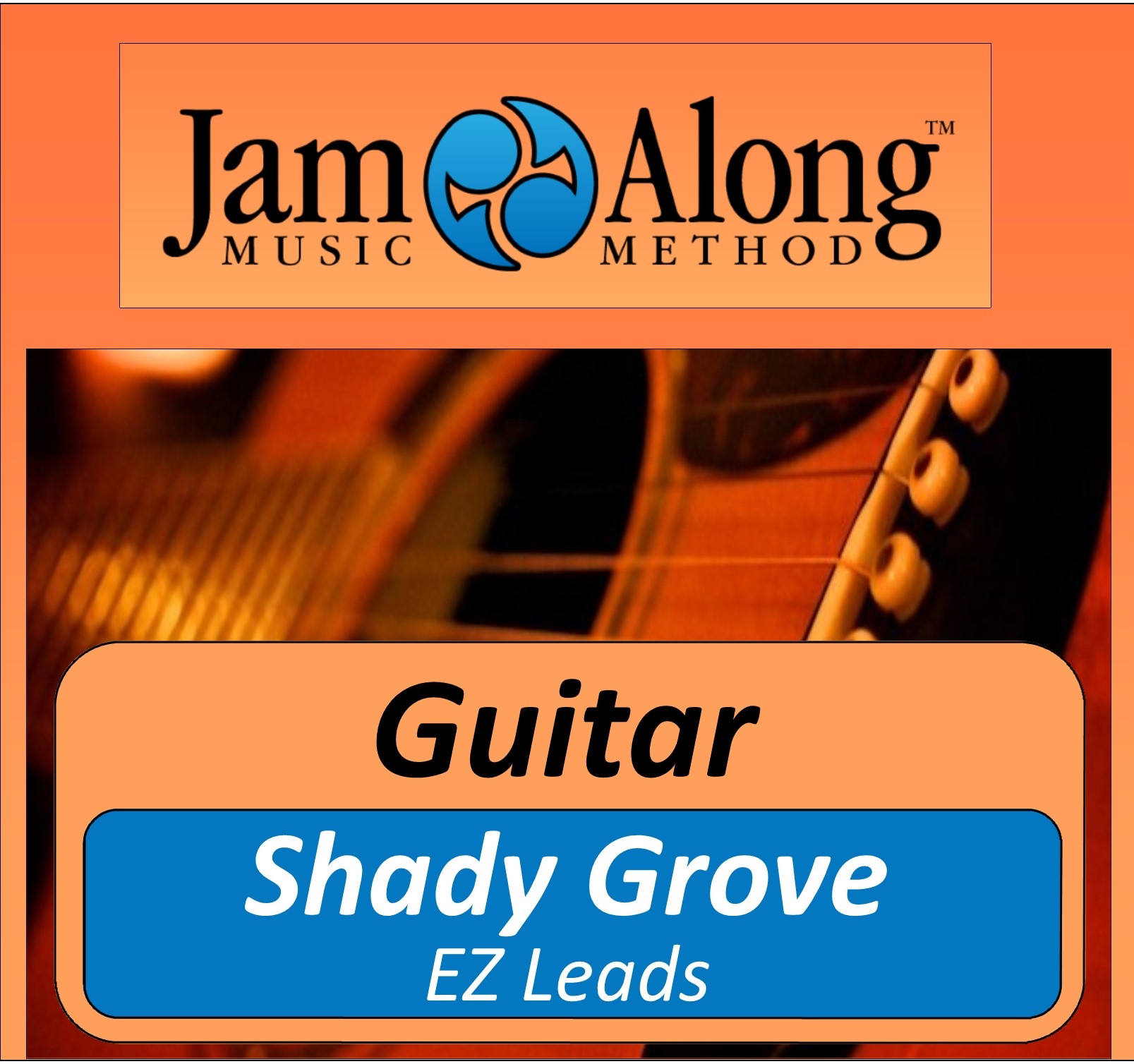 guitar lesson - shady grove EZ leads - product image