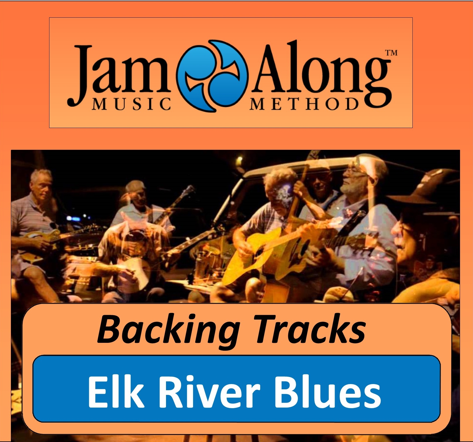 backing track - elk river blues - product image
